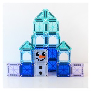 MAGNA-TILES Winter Wonder, Travel set, culoare: Multicolor, dimensiune: 19x9x2 cm – fotografie produs