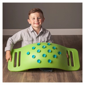 Jucarie pentru balans, Teeter Popper, verde, culoare: Verde, dimensiune: 70x2x28 cm – fotografie produs