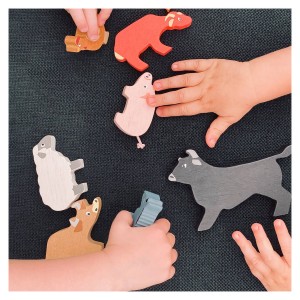 Animale domestice, set 13 piese, Tender Leaf Toys, culoare: Multicolor, dimensiune: 18x16x8 cm – fotografie produs