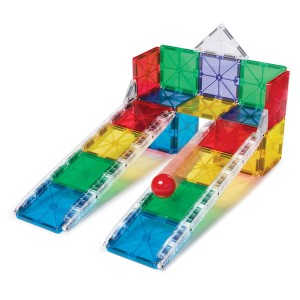 MAGNA-TILES Rail Racers, 33 piese, culoare: Multicolor, dimensiune: 30x30x6 cm – fotografie produs
