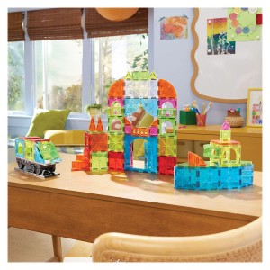 MAGNA-TILES City Center, 110 piese, culoare: Multicolor, dimensiune: 45x36x7 cm – fotografie produs