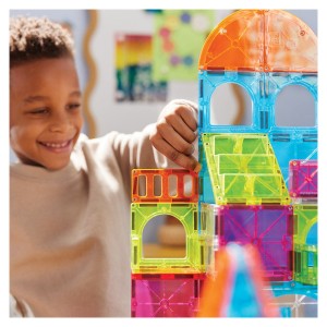 MAGNA-TILES City Center, 110 piese, culoare: Multicolor, dimensiune: 45x36x7 cm – fotografie produs