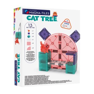 MAGNA-TILES Cat Tree, set magnetic​, culoare: Multicolor, dimensiune: 25x19x6 cm – fotografie produs