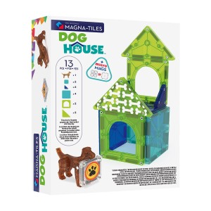 MAGNA-TILES Dog House, set magnetic, culoare: Multicolor, dimensiune: 25x19x6 cm – fotografie produs