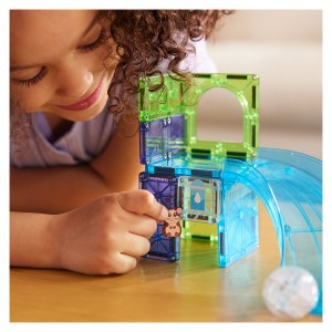 MAGNA-TILES Cursa hamsterului​, set magnetic, culoare: Multicolor, dimensiune: 25x19x6 cm – fotografie produs