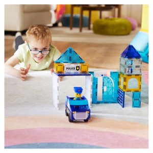 MAGNA-TILES Police Station, 35 piese, culoare: Multicolor, dimensiune: 43x31x8 cm – fotografie produs