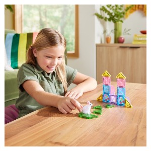 MAGNA-TILES Spring Garden, Travel set, culoare: Multicolor, dimensiune: 19x9x2 cm – fotografie produs