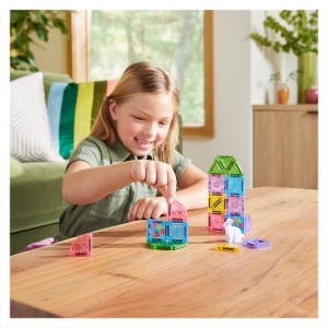 MAGNA-TILES Spring Garden, Travel set, culoare: Multicolor, dimensiune: 19x9x2 cm – fotografie produs