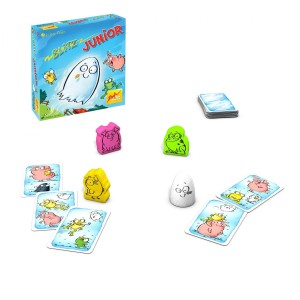 Blitz Junior, joc de societate cu carti, culoare: Multicolor, dimensiune: 13x13x4 cm – fotografie produs