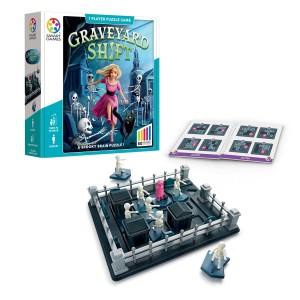 Graveyard Shift, joc de logica, SMART GAMES, culoare: Multicolor, dimensiune: 25x24x6 cm – fotografie produs