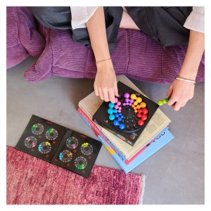 IQ Deluxe Circle, SMART GAMES, culoare: Multicolor, dimensiune: 17x17x4 cm – fotografie produs