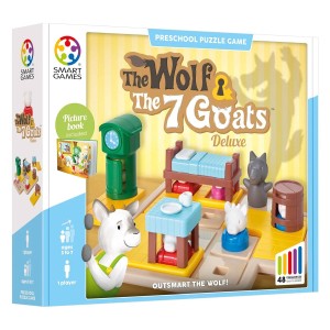 Lupul si cei 7 iezi, SMART GAMES, culoare: Multicolor, dimensiune: 29x24x6 cm – fotografie produs