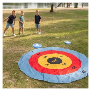 Joc gigantic de aruncat la tinta cu discuri Frisbee, culoare: Multicolor, dimensiune: cutie : 30x28x8 cm – fotografie produs