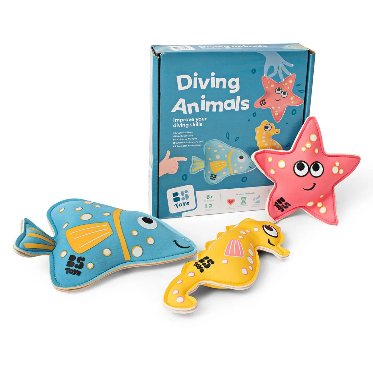 Joc pentru scufundari, animale subacvatice, culoare: Multicolor, dimensiune: 19x17x4 cm – fotografie produs