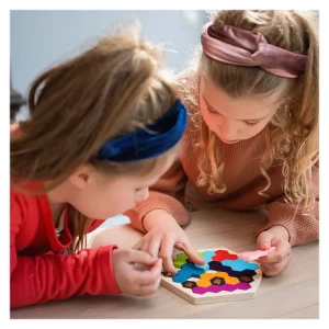 Puzzzle Beezzz, puzzle din lemn cu provocari, culoare: Multicolor, dimensiune: cutie: 23x4x22 cm – fotografie produs