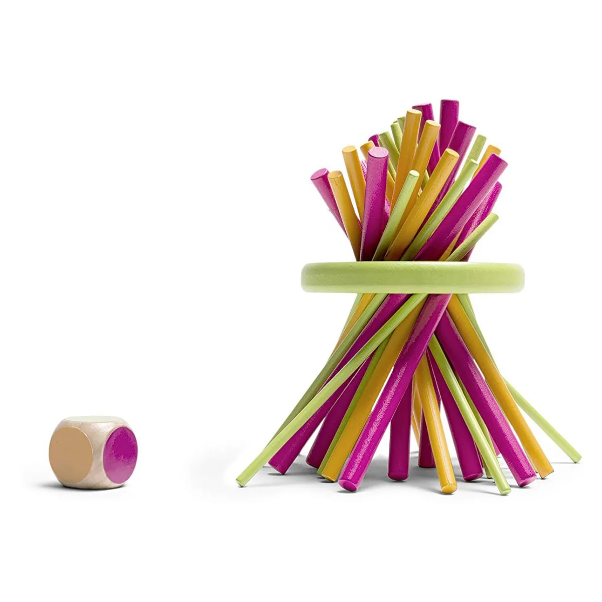 Mikado, joc de coordonare din lemn, culoare: Multicolor, dimensiune: cutie: 23x22x4 cm – fotografie produs