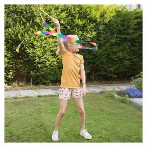 Panglica de dans, 3 metri, culoare: Multicolor, dimensiune: lungime: 300 cm – fotografie produs