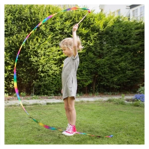 Panglica de dans, 3 metri, culoare: Multicolor, dimensiune: lungime: 300 cm – fotografie produs