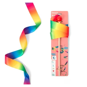 Panglica de dans, 3 metri, culoare: Multicolor, dimensiune: lungime: 300 cm – fotografie produs