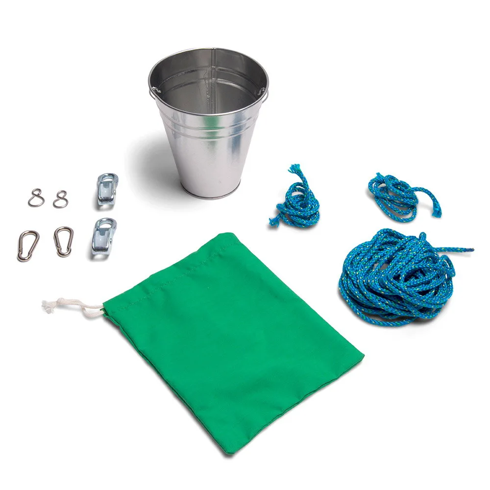 Pulley, joc cu scripete si galetusa, culoare: Multicolor, dimensiune: 13x12x14 cm – fotografie produs