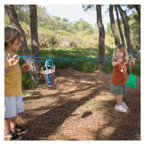 Pulley, joc cu scripete si galetusa, culoare: Multicolor, dimensiune: 13x12x14 cm – fotografie produs