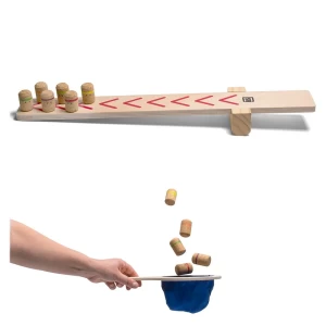 Lansatorul Ninja, joc de coordonare, culoare: Multicolor, dimensiune: 65x9x2 cm – fotografie produs