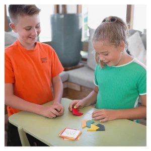 Pointy Puzzle, puzzle logic din lemn, culoare: Multicolor, dimensiune: 10x10x4 cm – fotografie produs