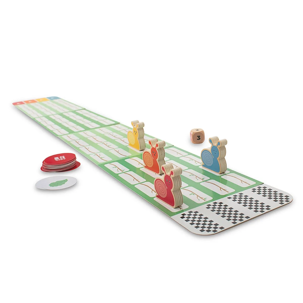 Cursa melcilor, joc de societate, culoare: Multicolor, dimensiune: 25x17x4 cm – fotografie produs