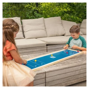 Shuffleboard, joc de societate si dexteritate, culoare: Multicolor, dimensiune: 115 x 35 cm – fotografie produs