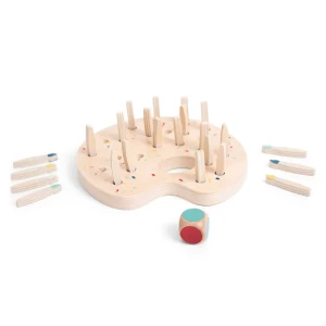 Joc de memorie cu pensule colorate, culoare: Multicolor, dimensiune: 16x16x5 cm – fotografie produs