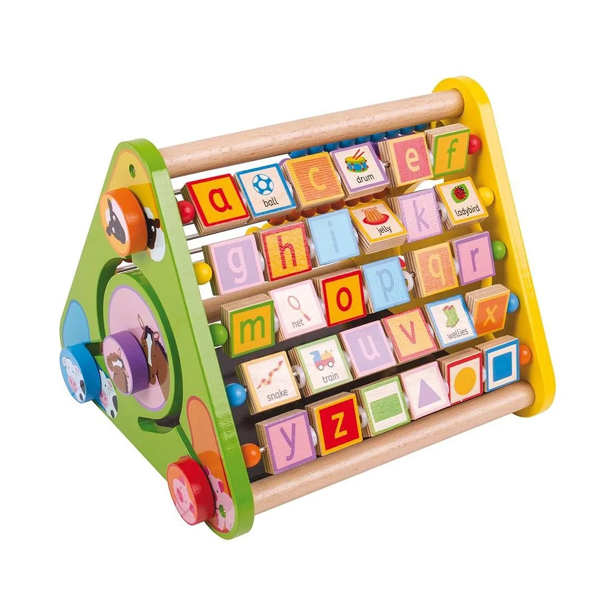 Centru de activitati, litere si imagini, lb. engleza, dimensiune: cutie: 30x26x23 cm – fotografie produs