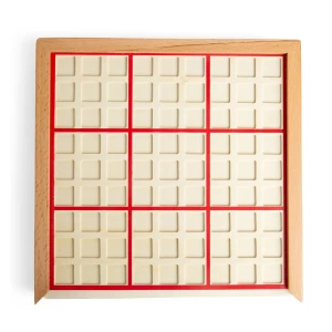 Sudoku din lemn, culoare: Multicolor, dimensiune: 22x22x4 cm – fotografie produs