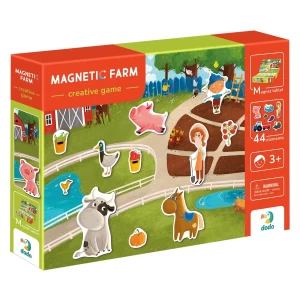 Prima mea ferma, set magnetic, 44 piese, culoare: Multicolor, dimensiune: 21x30 cm – fotografie produs