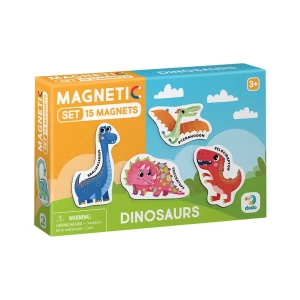 Primul meu set magnetic, Dinozauri, culoare: Multicolor, dimensiune: 17x11x3 cm – fotografie produs