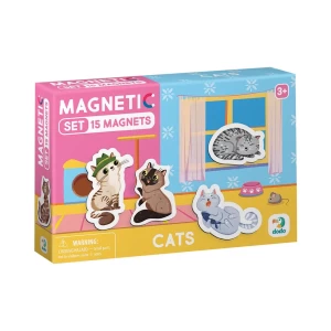 Primul meu set magnetic, Pisicute, culoare: Multicolor, dimensiune: 17x11x3 cm – fotografie produs