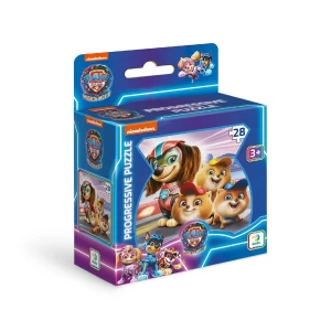 Puzzle Patrula catelusilor, Juniorii, 28 piese, culoare: Multicolor, dimensiune: 22x22 cm – fotografie produs