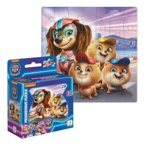 Puzzle Patrula catelusilor, Juniorii, 28 piese, culoare: Multicolor, dimensiune: 22x22 cm – fotografie produs