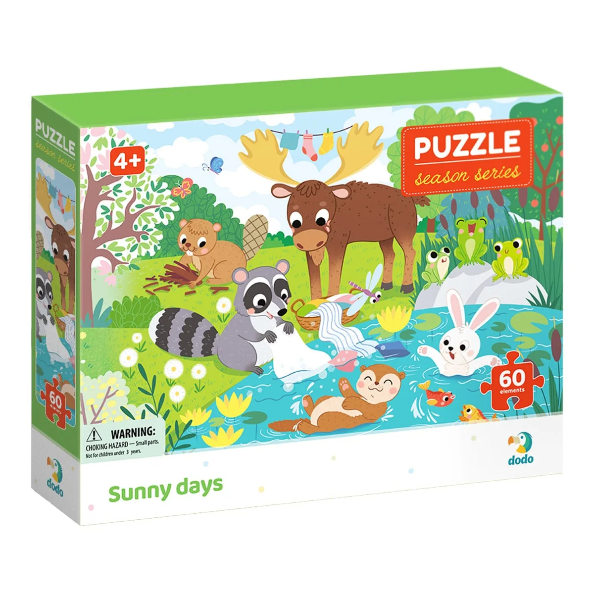 Puzzle 60 de piese, Zile insorite, culoare: Multicolor, dimensiune: 32x23 cm – fotografie produs