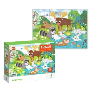 Puzzle 60 de piese, Zile insorite, culoare: Multicolor, dimensiune: 32x23 cm – fotografie produs