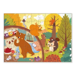 Puzzle 60 de piese, Recolta de toamna, culoare: Multicolor, dimensiune: 32x23 cm – fotografie produs