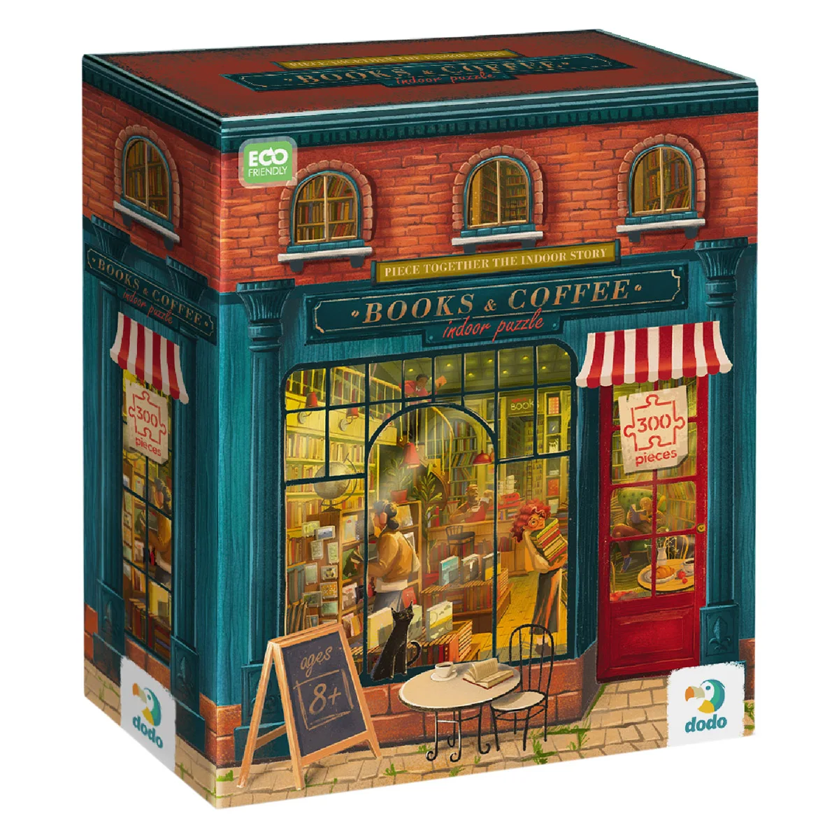 Puzzle Bookstore, 300 piese, culoare: Multicolor, dimensiune: 39x28 cm – fotografie produs