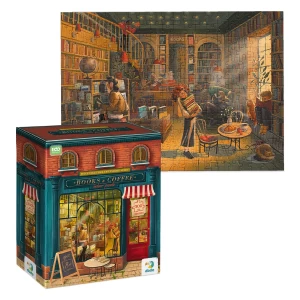Puzzle Bookstore, 300 piese, culoare: Multicolor, dimensiune: 39x28 cm – fotografie produs