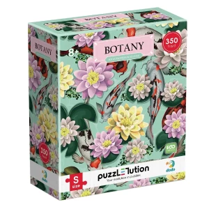Puzzle Botany, Lotus Flowers, 350 piese, culoare: Multicolor, dimensiune: 23x32 cm – fotografie produs