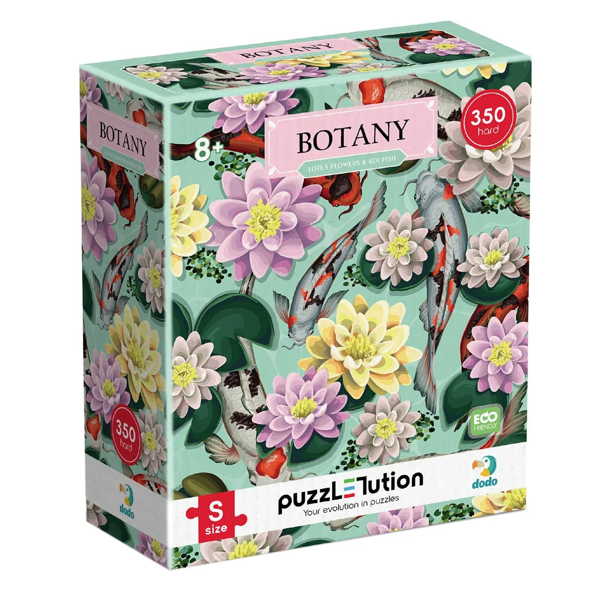 Puzzle Botany, Lotus Flowers, 350 piese, culoare: Multicolor, dimensiune: 23x32 cm – fotografie produs