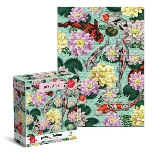 Puzzle Botany, Lotus Flowers, 350 piese, culoare: Multicolor, dimensiune: 23x32 cm – fotografie produs