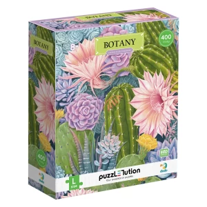 Puzzle Botany, Cactusi si Suculente, 400 piese, culoare: Multicolor, dimensiune: 47x33 cm – fotografie produs