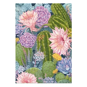 Puzzle Botany, Cactusi si Suculente, 400 piese, culoare: Multicolor, dimensiune: 47x33 cm – fotografie produs