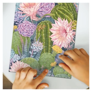 Puzzle Botany, Cactusi si Suculente, 400 piese, culoare: Multicolor, dimensiune: 47x33 cm – fotografie produs