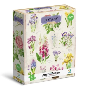 Puzzle Botany, Flowers Garden, 400 piese, culoare: Multicolor, dimensiune: 33x47 cm – fotografie produs