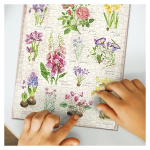 Puzzle Botany, Flowers Garden, 400 piese, culoare: Multicolor, dimensiune: 33x47 cm – fotografie produs